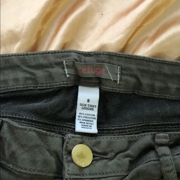 Dark green tone skinny jeans - Picture 3 of 3